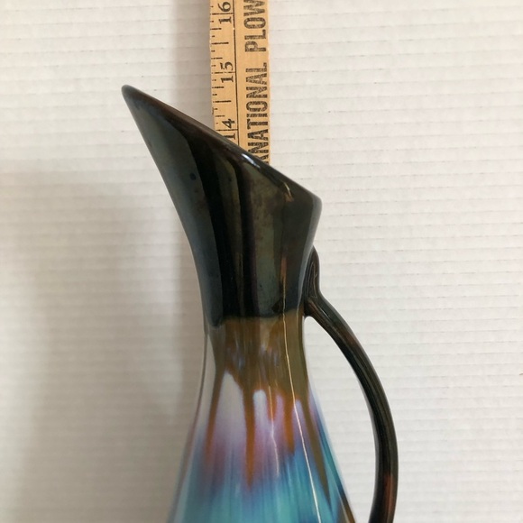 Vtg CCC Rainbow Glaze Pitcher - Picture 9 of 16